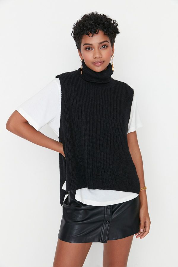 Trendyol Trendyol Sweater Vest - Black - Regular fit