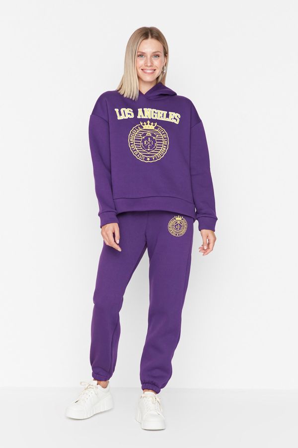 Trendyol Trendyol Sweatpants - Purple - Basic