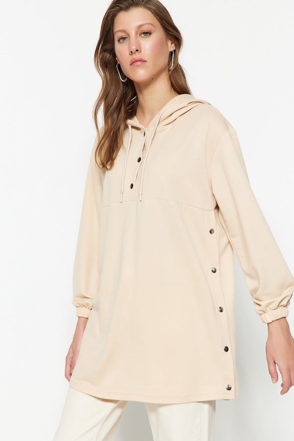 Trendyol Trendyol Sweatshirt - Beige - Regular