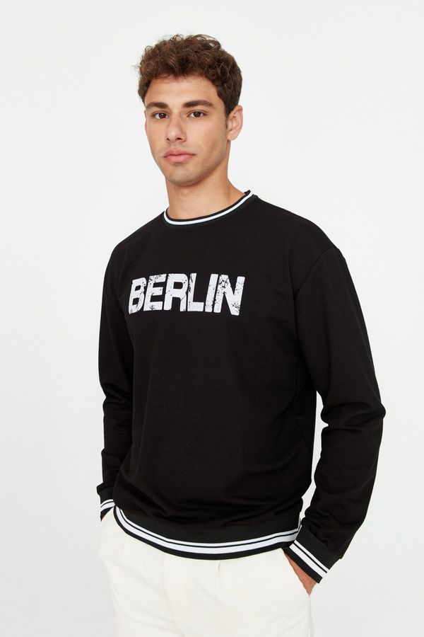 Trendyol Trendyol Sweatshirt - Black - Regular fit