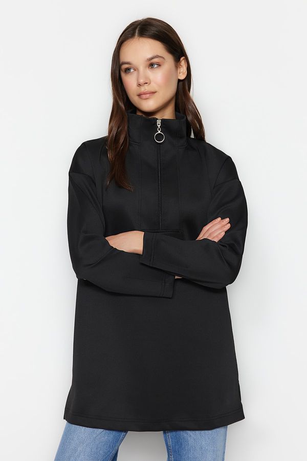 Trendyol Trendyol Sweatshirt - Black - Regular fit