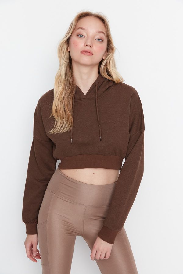 Trendyol Trendyol Sweatshirt - Brown - Regular fit