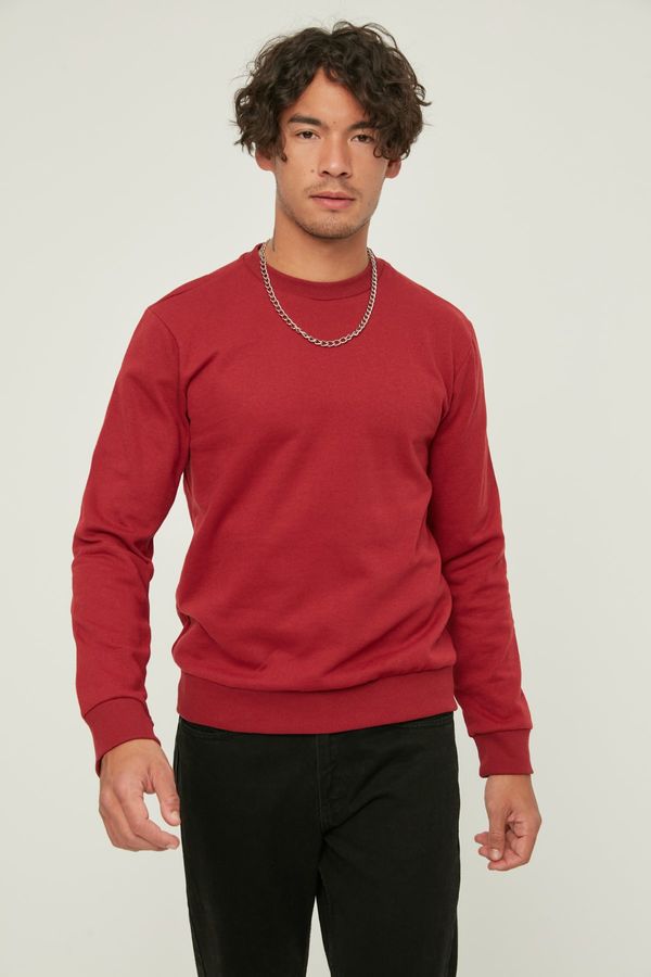 Trendyol Trendyol Sweatshirt - Burgundy - Regular fit