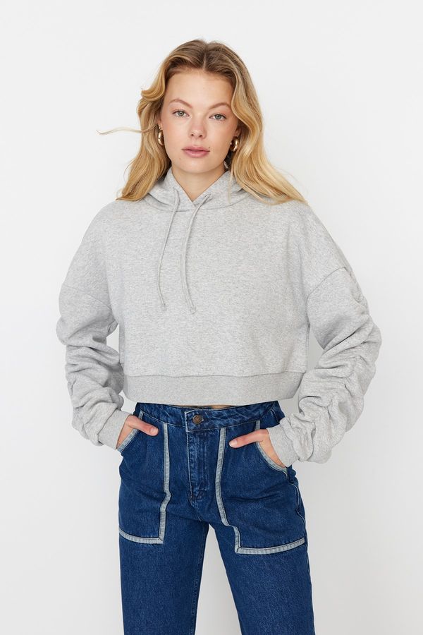 Trendyol Trendyol Sweatshirt - Gray - Regular