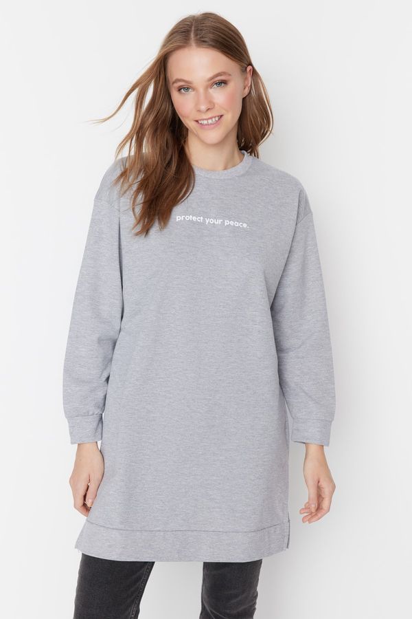 Trendyol Trendyol Sweatshirt - Gray - Regular