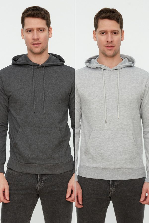 Trendyol Trendyol Sweatshirt - Gray - Regular fit
