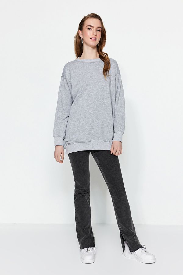 Trendyol Trendyol Sweatshirt - Gray - Regular fit