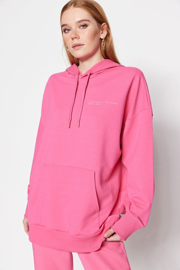 Trendyol Trendyol Sweatshirt - Pink - Regular