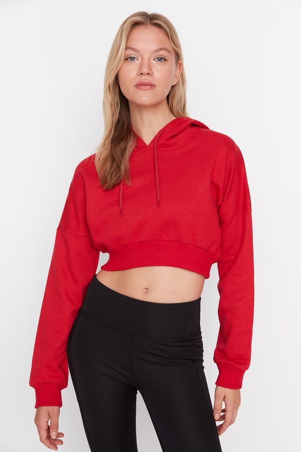Trendyol Trendyol Sweatshirt - Red - Regular fit