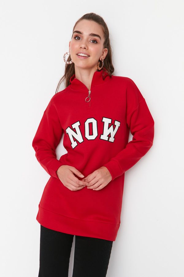 Trendyol Trendyol Sweatshirt - Red - Regular fit