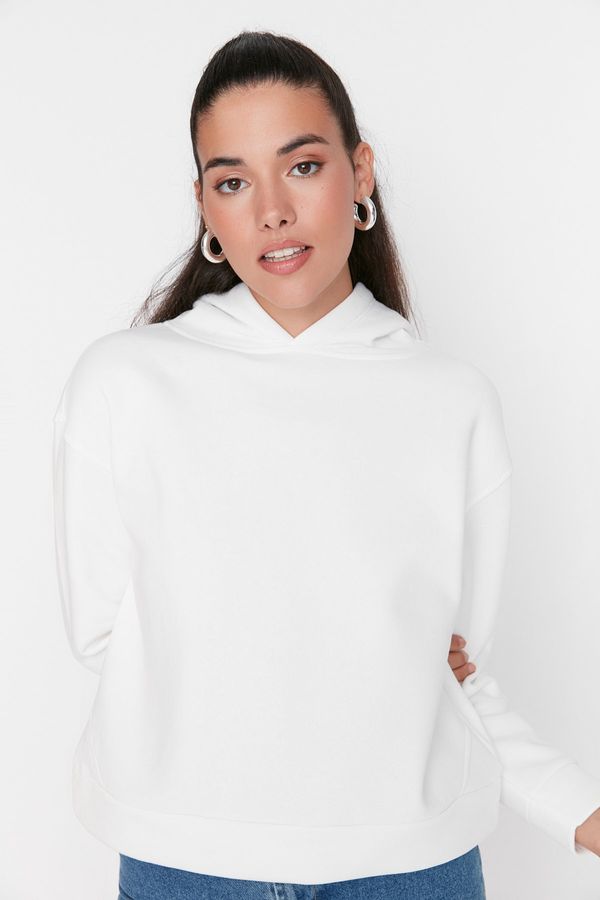 Trendyol Trendyol Sweatshirt - White - Regular fit
