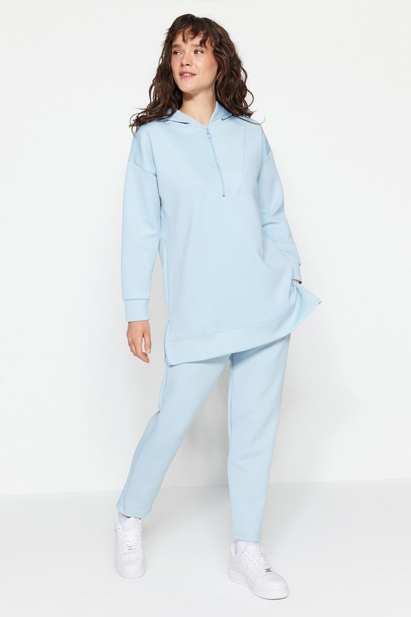 Trendyol Trendyol Sweatsuit Set - Blue - Relaxed