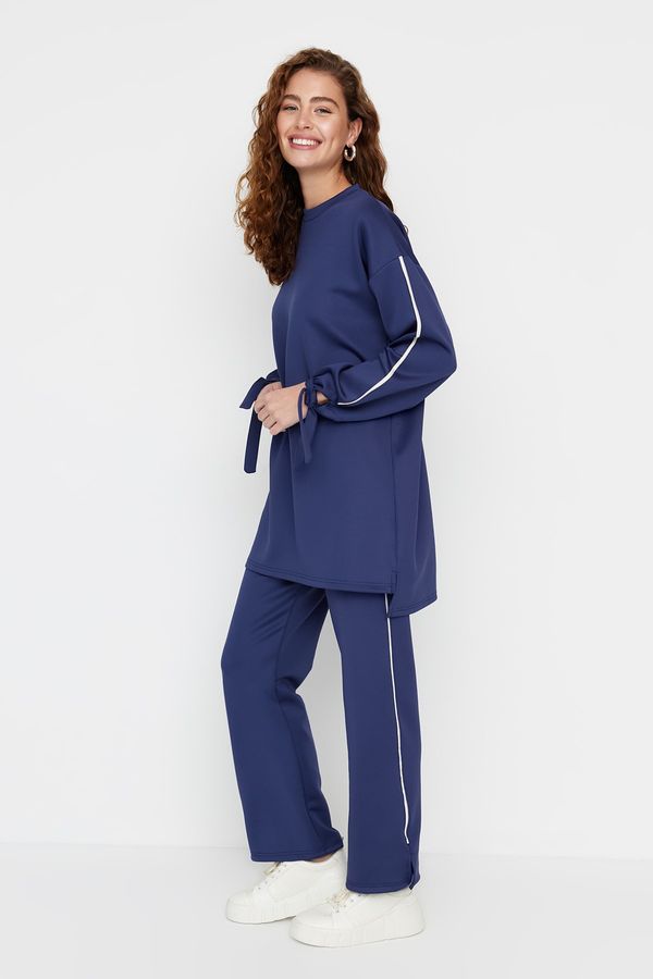 Trendyol Trendyol Sweatsuit Set - Navy blue - Regular fit
