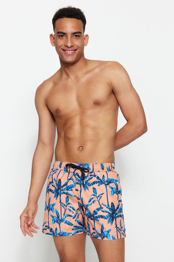 Trendyol Trendyol Swim Shorts - Orange - Tropical