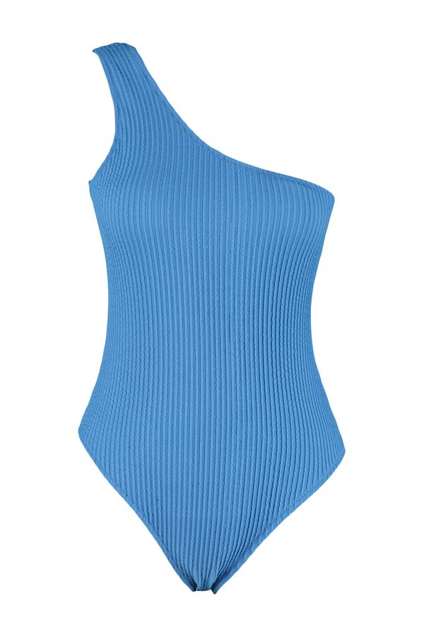 Trendyol Trendyol Swimsuit - Blue - Textured