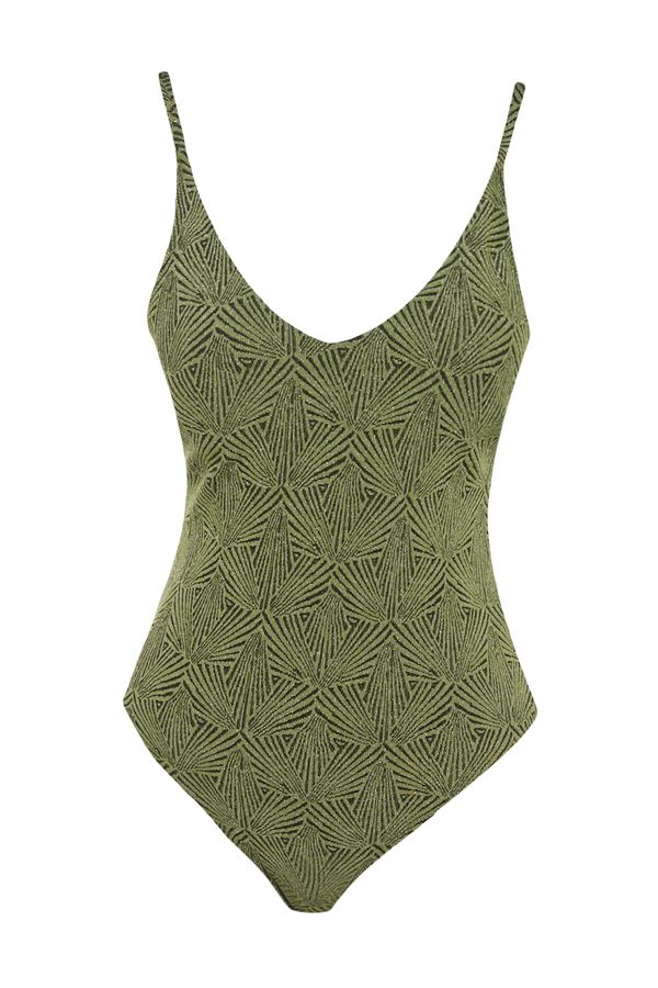 Trendyol Trendyol Swimsuit - Green - Textured