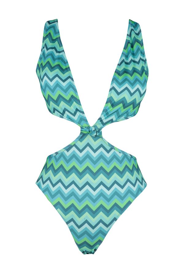 Trendyol Trendyol Swimsuit - Multi-color - Geometric pattern