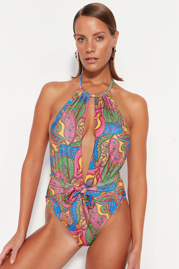 Trendyol Trendyol Swimsuit - Multi-color - Paisley