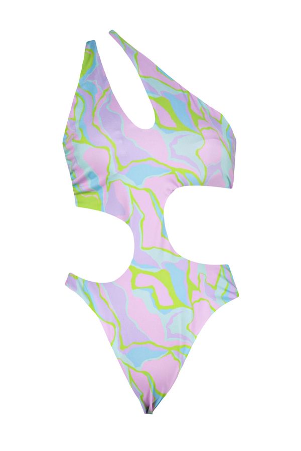 Trendyol Trendyol Swimsuit - Multi-color - Patterned