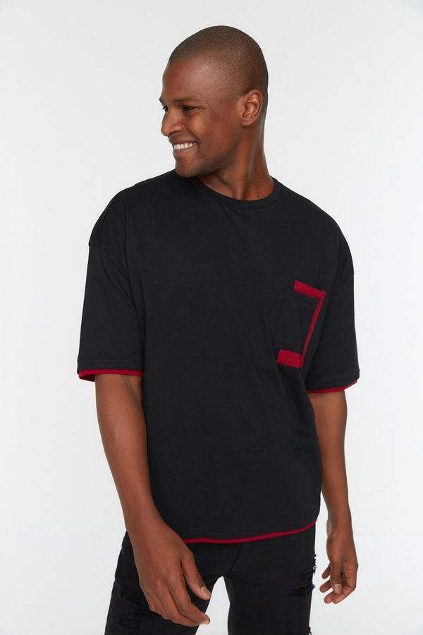 Trendyol Trendyol T-Shirt - Black - Oversize