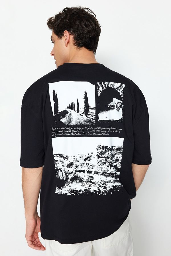 Trendyol Trendyol T-Shirt - Black - Oversize