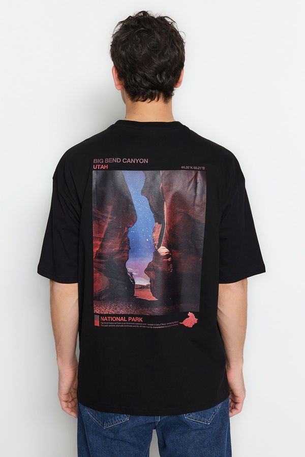 Trendyol Trendyol T-Shirt - Black - Oversize