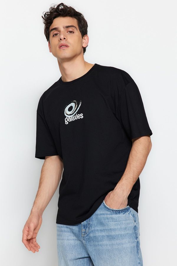 Trendyol Trendyol T-Shirt - Black - Oversize