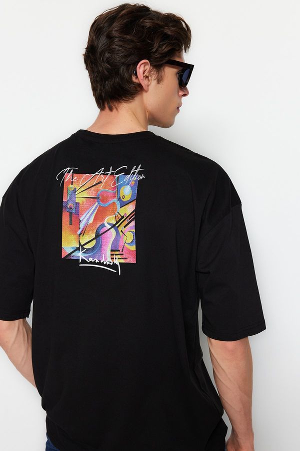 Trendyol Trendyol T-Shirt - Black - Oversize