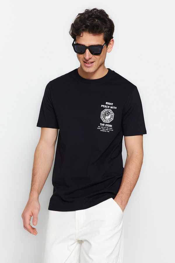 Trendyol Trendyol T-Shirt - Black - Regular fit