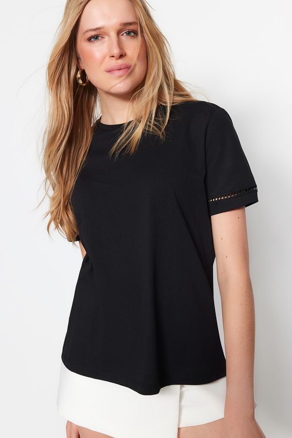 Trendyol Trendyol T-Shirt - Black - Regular fit