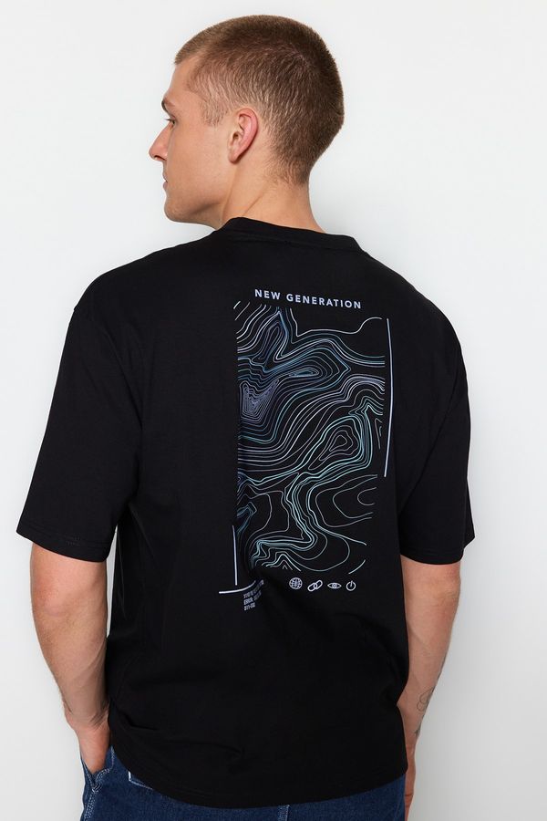 Trendyol Trendyol T-Shirt - Black - Relaxed fit