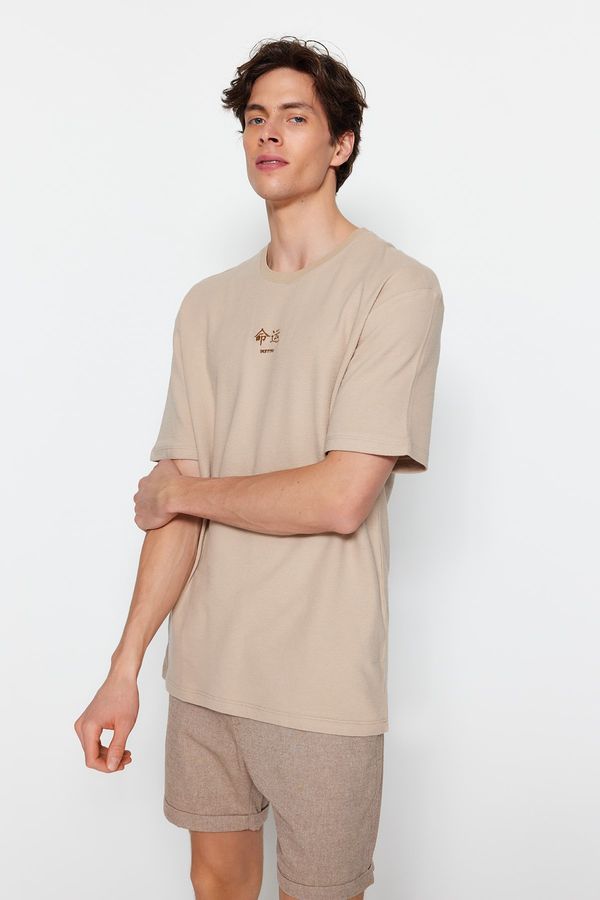 Trendyol Trendyol T-Shirt - Brown - Relaxed fit