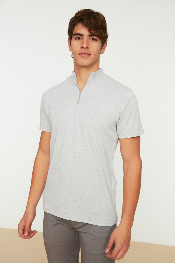 Trendyol Trendyol T-Shirt - Gray - Regular