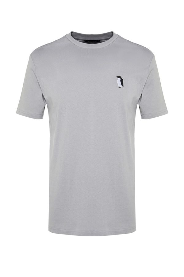 Trendyol Trendyol T-Shirt - Gray - Regular