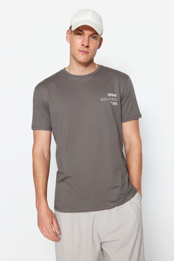 Trendyol Trendyol T-Shirt - Gray - Regular fit