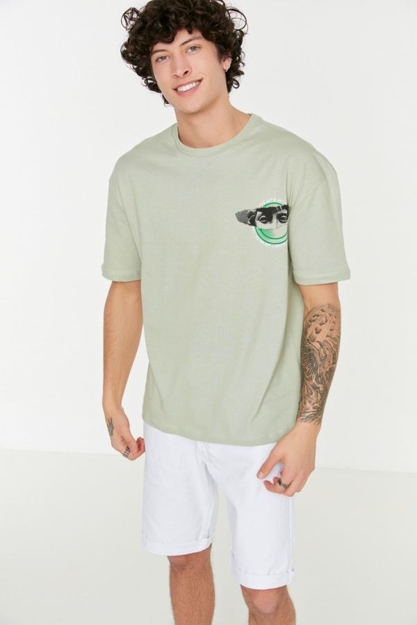 Trendyol Trendyol T-Shirt - Green - Relaxed
