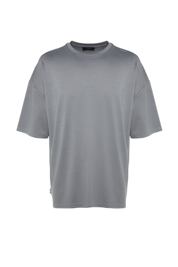 Trendyol Trendyol T-Shirt - Khaki - Oversize