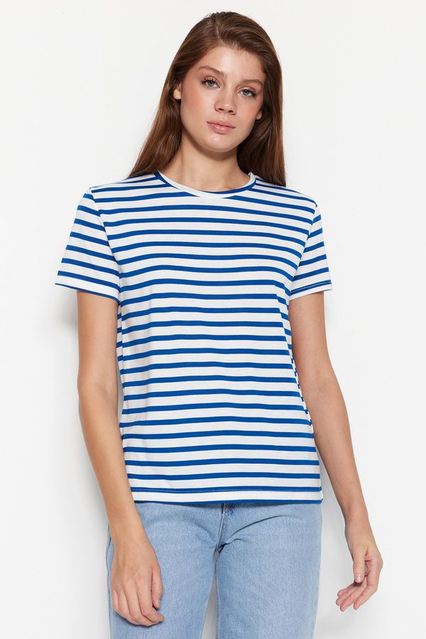 Trendyol Trendyol T-Shirt - Navy blue - Regular