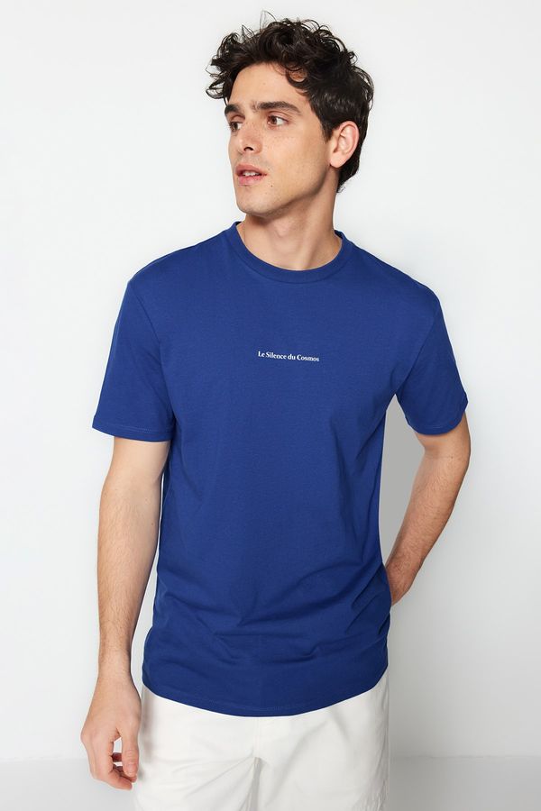 Trendyol Trendyol T-Shirt - Navy blue - Regular fit
