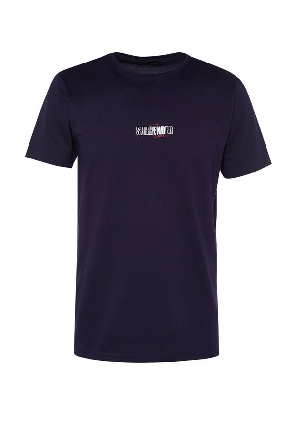 Trendyol Trendyol T-Shirt - Navy blue - Regular fit