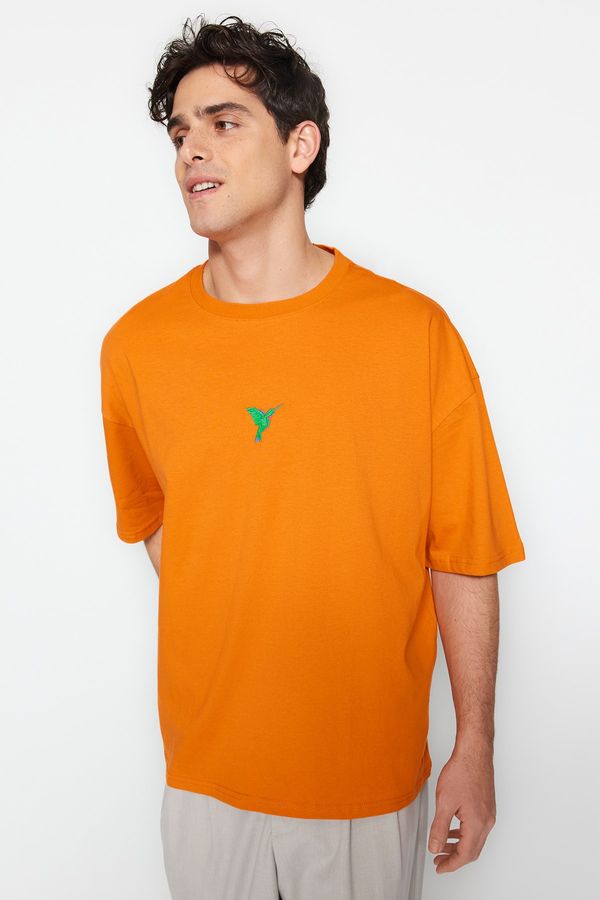 Trendyol Trendyol T-Shirt - Orange - Oversize