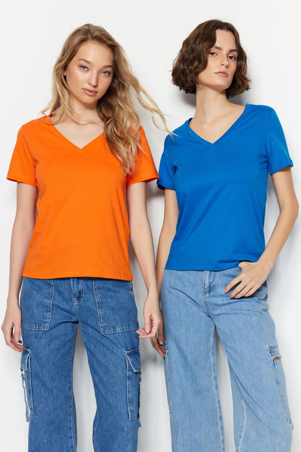Trendyol Trendyol T-Shirt - Orange - Regular fit