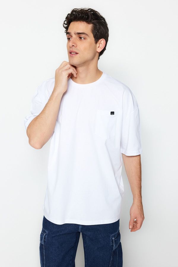 Trendyol Trendyol T-Shirt - White - Oversize