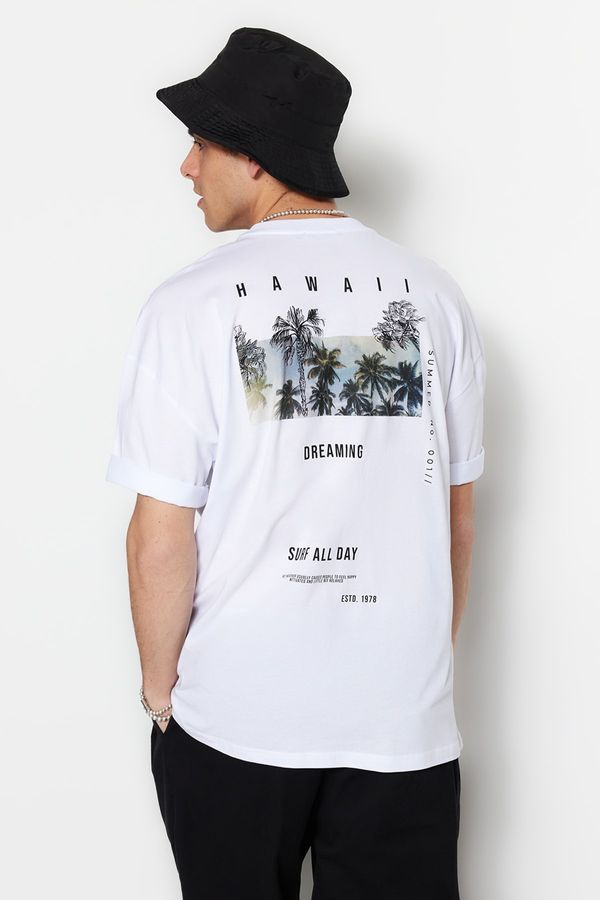 Trendyol Trendyol T-Shirt - White - Oversize