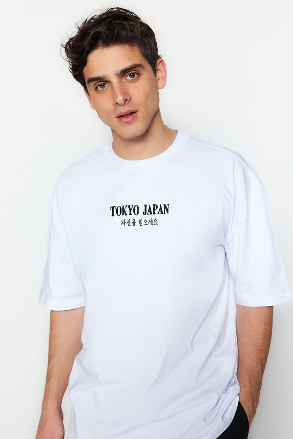 Trendyol Trendyol T-Shirt - White - Oversize