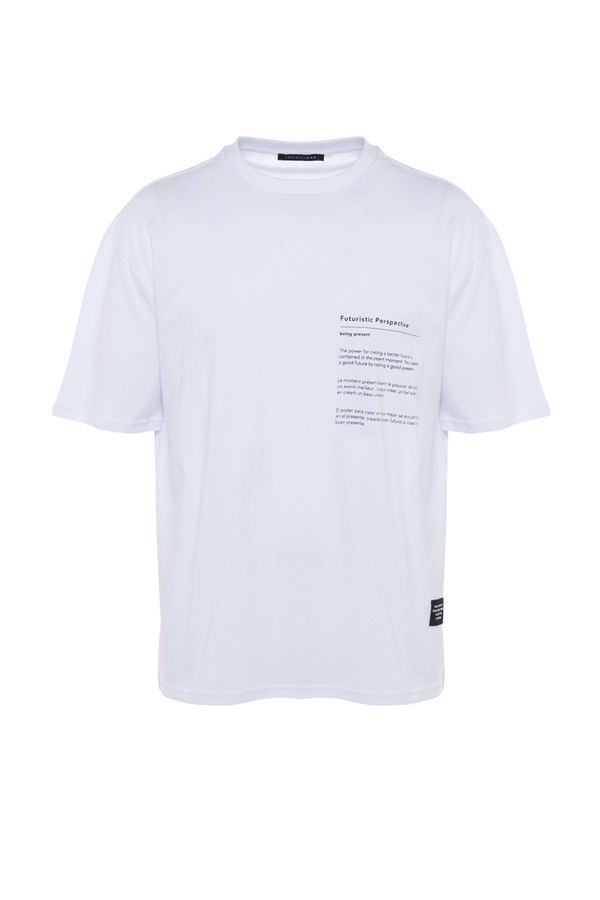 Trendyol Trendyol T-Shirt - White - Relaxed