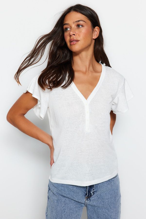 Trendyol Trendyol T-Shirt - White - Semi-fit