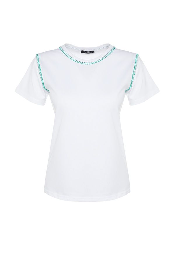 Trendyol Trendyol T-Shirt - White - Semi-fit