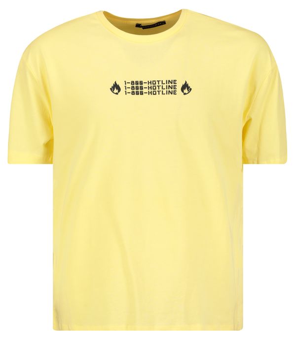 Trendyol Trendyol T-Shirt - Yellow - Relaxed fit