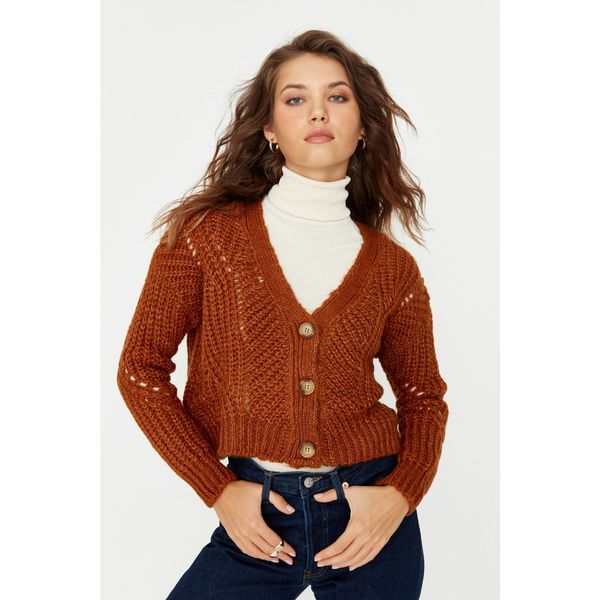 Trendyol Trendyol Tile Button Detailed Knitwear Cardigan